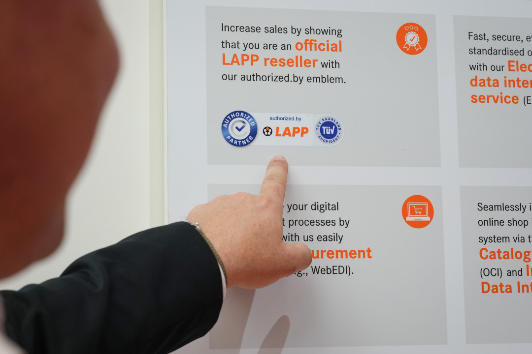 Lapp setzt auf authorized.by: Starke Marke stärkt Vertrauen im B2B-Distributionskanal 5 Lapp_HM26_authorized_by