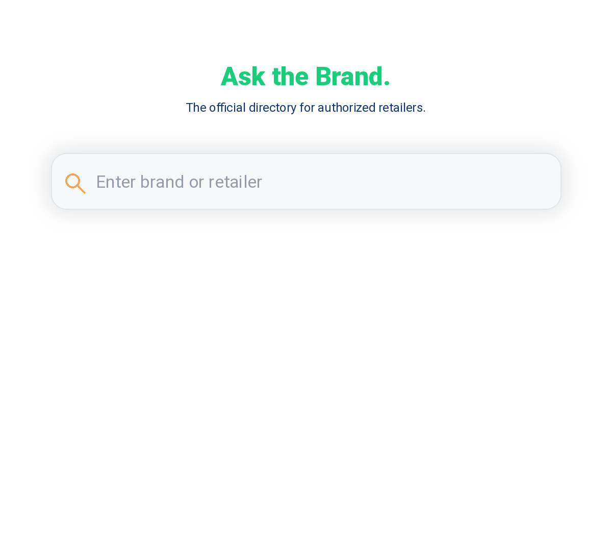ask the brand official directory en